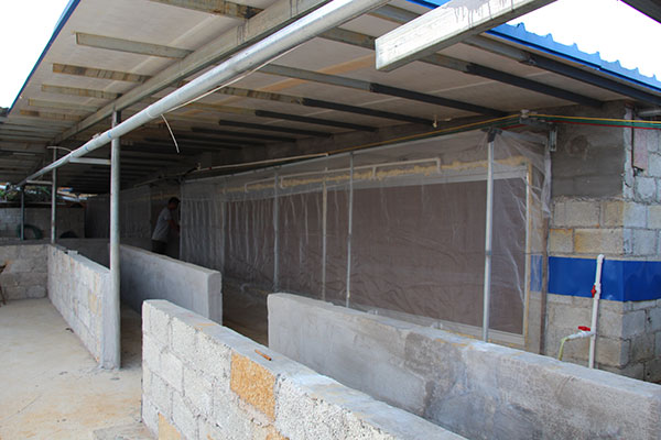 ZLG理工養(yǎng)豬場(chǎng)水簾