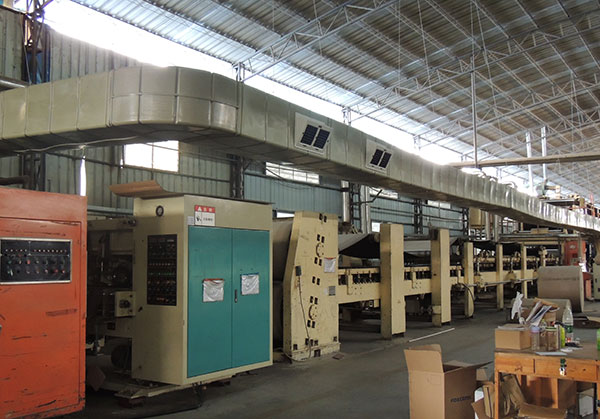 ZLG理工廠房通風降溫管道